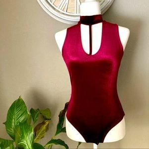 Brat Star Velvet Leotard